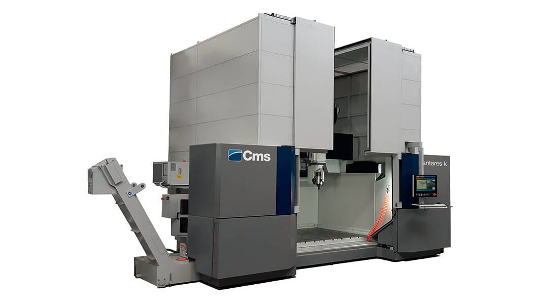 Estaciones de trabajo CNC de cinco ejes para fresado y perforación - Estaciones de trabajo CNC monobloque para fresado vertical - antares k