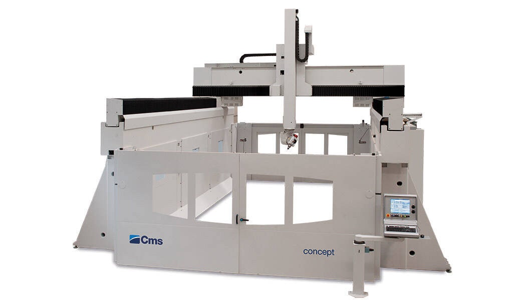 5-axis CNC machining centers for milling and drilling - Gantry CNC machining centers for large-size work areas - concept