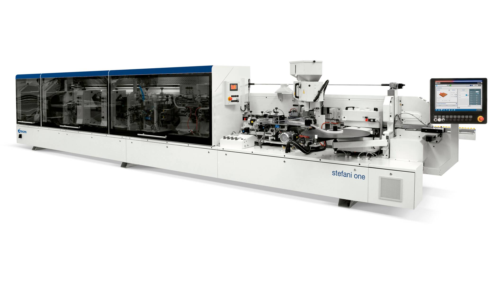 Edge banders, squaring edge banders - Single-sided automatic edge banders - stefani one