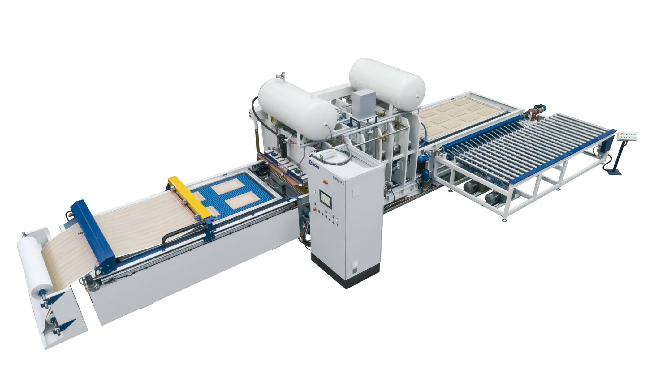 压力机 - 3D panels laminating presses - 压力机设备sergiani 3d form hp