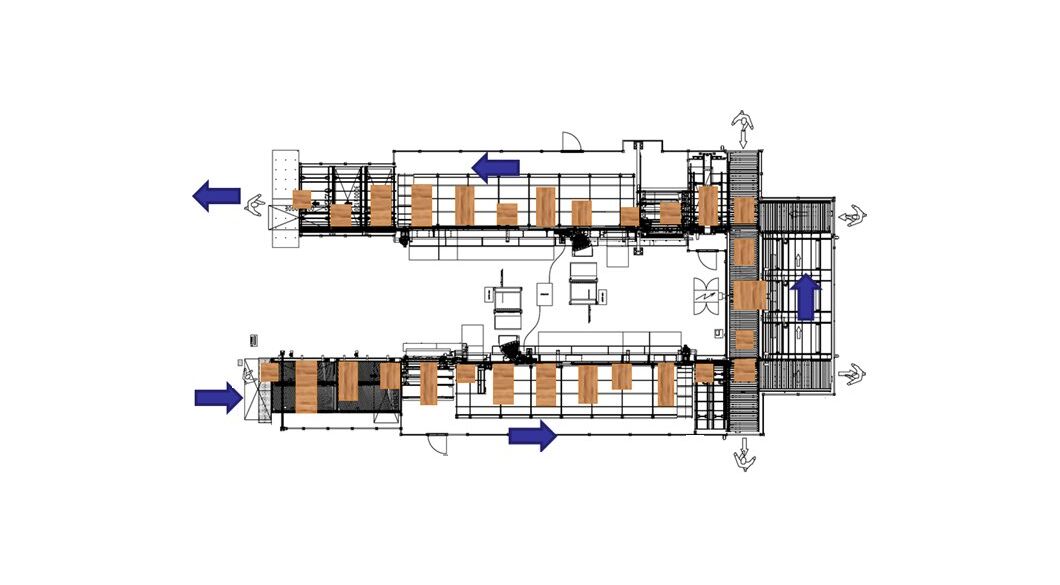 High productivity flexible Edgebanding and squaring-edgebanding line