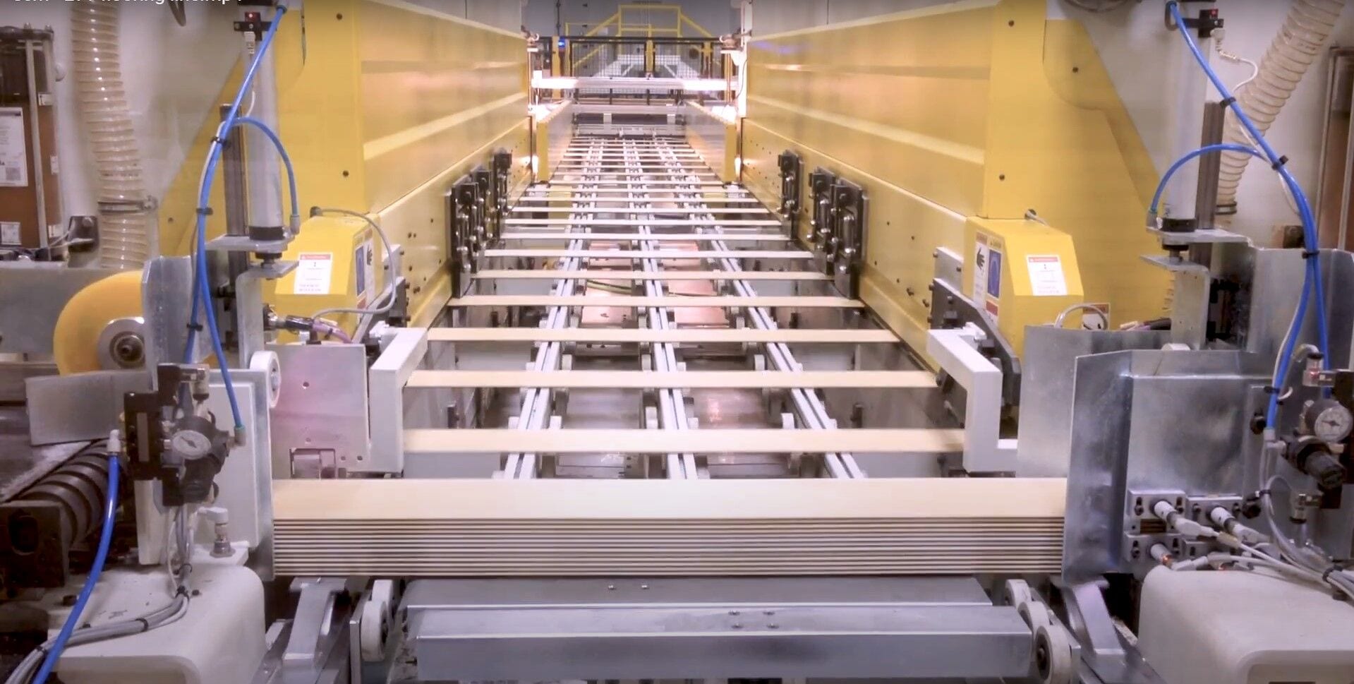 PVC flooring: all the advantages of SCM's automatic profiling line