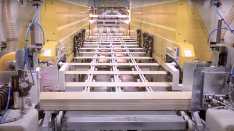 PVC flooring: all the advantages of SCM's automatic profiling line